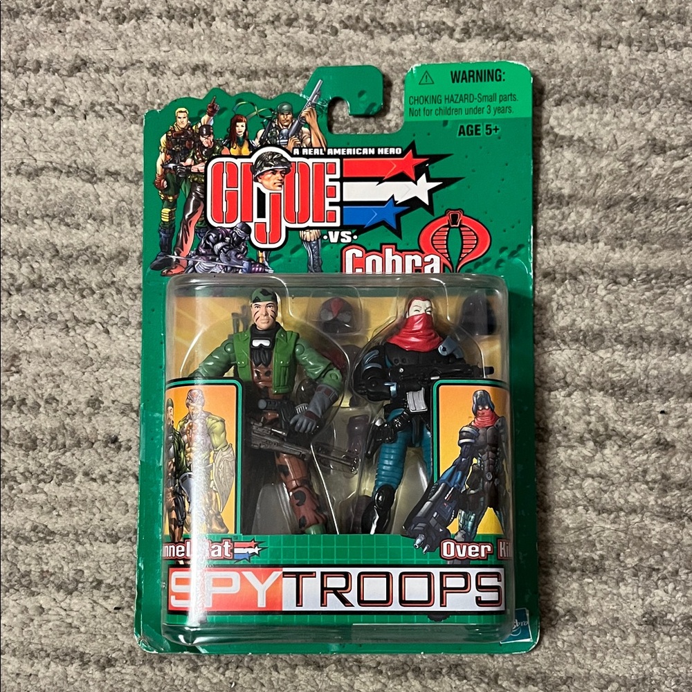 Hasbro G.I. Joe vs Cobra Spy Troops Figures - Blue and Red